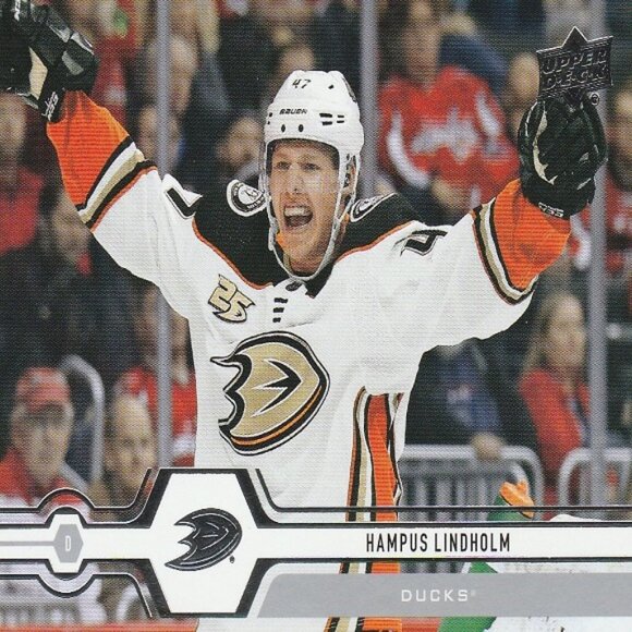 Hampus Lindholm Anaheim Ducks NHL Hockey Card Collection - 3 Card Set - Picture 4 of 4